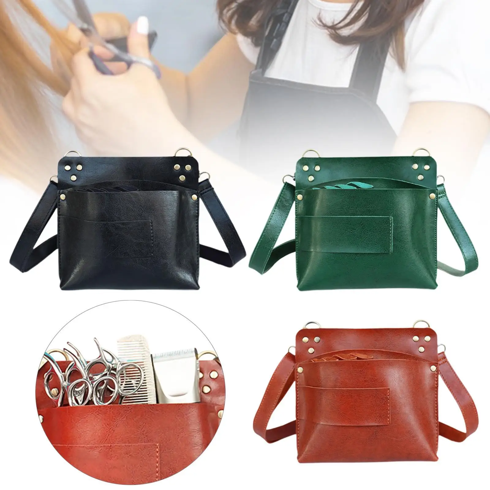 حقيبة ماكينة قص الشعر ذات سعة كبيرة لأدوات الصالونات لمصففي الشعر