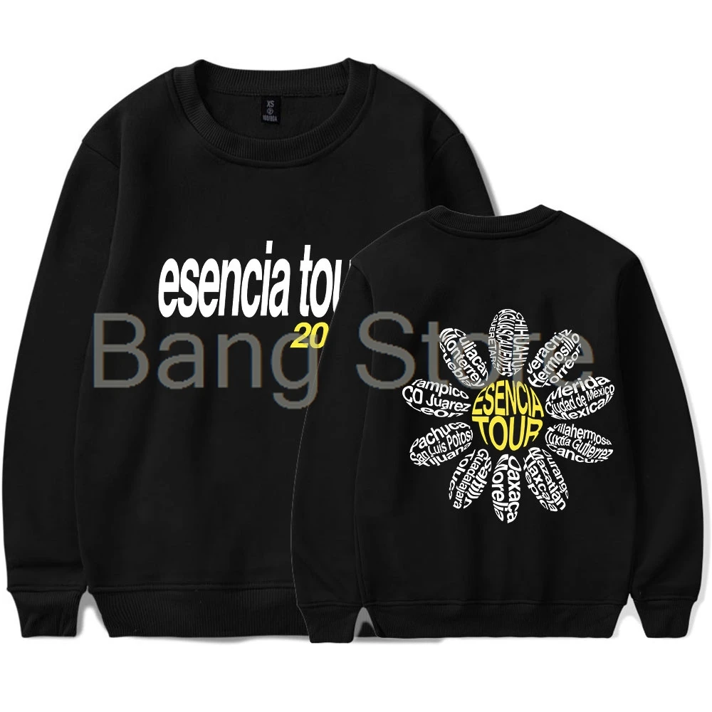 Humbe Esencia Tour Sedes Crewneck Sweatshirts Women Men Long Sleeve Fashion Pullover Clothes