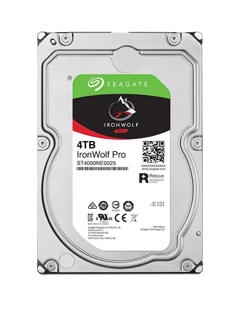 4TB mechanical hard disk 128MB 7200RPM FOR Seagate ST4000NE0025 IronWolf NAS desktop