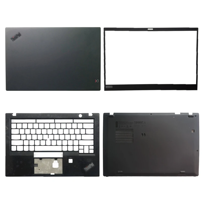 

For lenovo thinkpad x1 carbon 6th 2018 portable lcd back cover/front frame/hand rest/bottom box/lcd hinges 01yr421