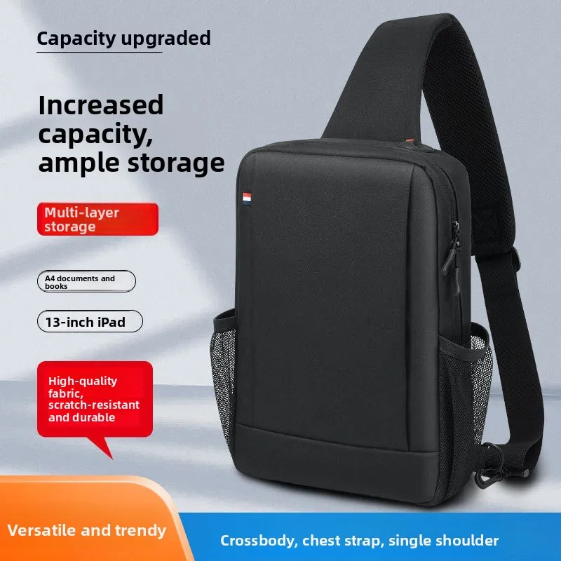 Bolsa para Tablet  Pad 4 Pro de 3.2 Puadas, Mochila Cruzada para Hombre, para Montar al Aire Libre, Resistente a Impac...