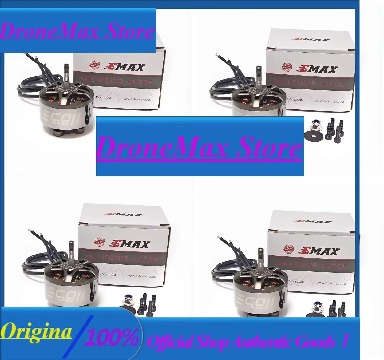 DroMaSsNewest EMAX ECOII 4720 Brushless Motor 6-12S 290KV 380KV Motor 13 ~20 Inch FPV Drone Long Range FPV Motors P