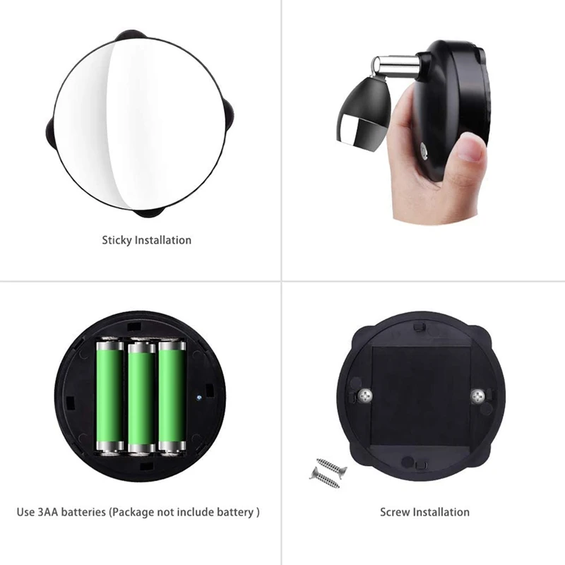 Hot Wireless Spotlight Battery Operated Accent Lights,Dimmable LED Spotlights With Remote Rotatable Wall Light (2 Pack)