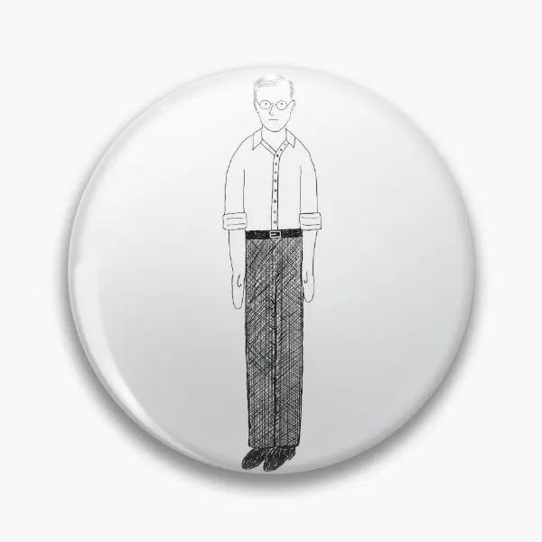 Dietrich Bonhoeffer لينة زر دبوس التلبيب دبوس لطيف شارة قبعة مجوهرات إبداعية طوق الملابس ديكور بروش معدني موضة مضحك