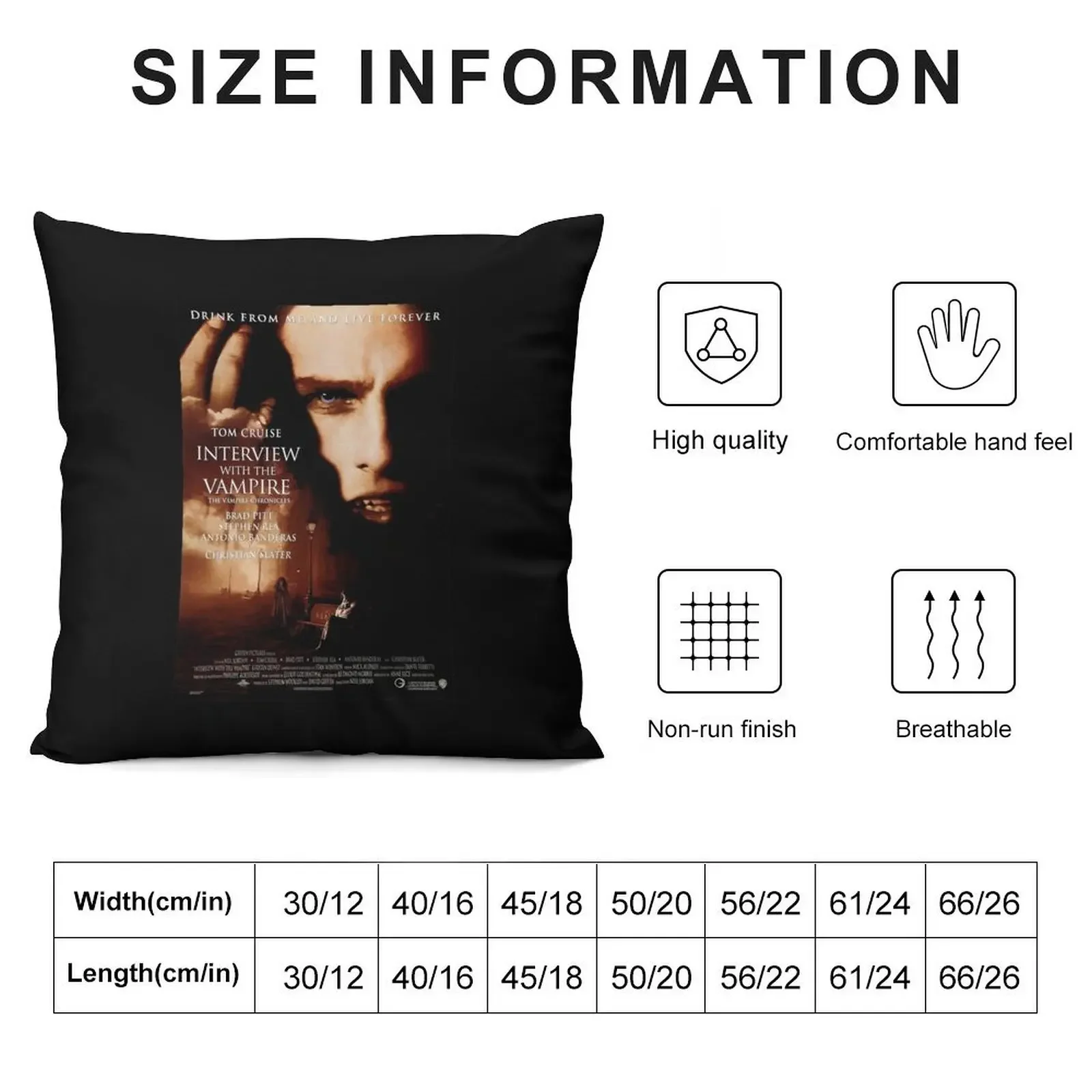 Movie Interview With The Vámpíré 90'S Film Lestat De Lioncourt De Pointe Cláudía Gift Trending Throw Pillow Throw Pillow pillow