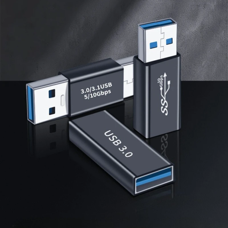 Connector USB To USB Adapter 5Gbps Gen1 Male to Male Female Converter SSD HDD Cable Extender USB 3.0 Extension Plug