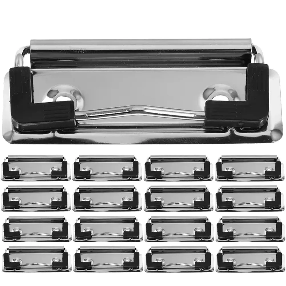 

18Pcs Premium Iron Nickel-Plated Metal Binder Clips Heavy-Duty Document Sorting Clips for Students Teachers Office School Home