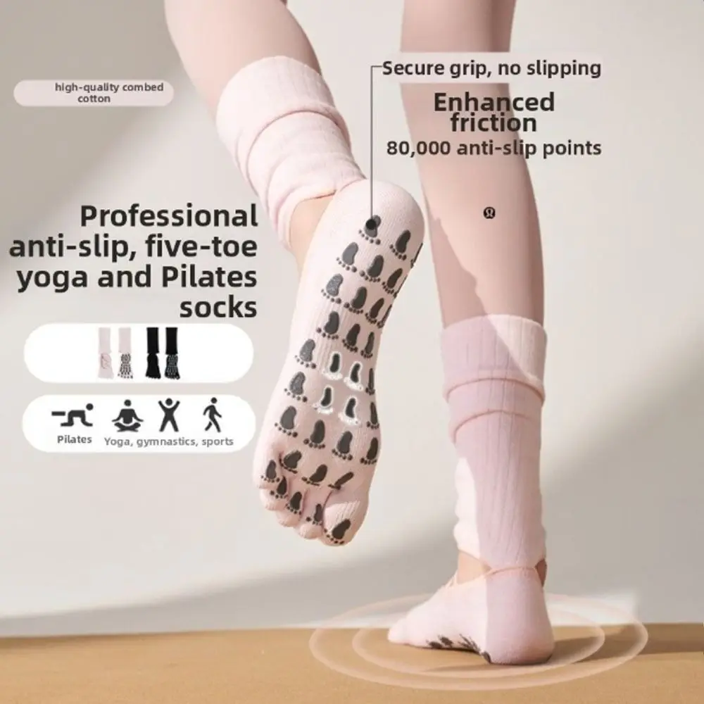 جديد القطن جوارب بيلاتيس تنفس Harajuku الشارع Strappy قبضة جورب العرق ماصة عدم الانزلاق قبضة منتصف جوارب أنبوبية