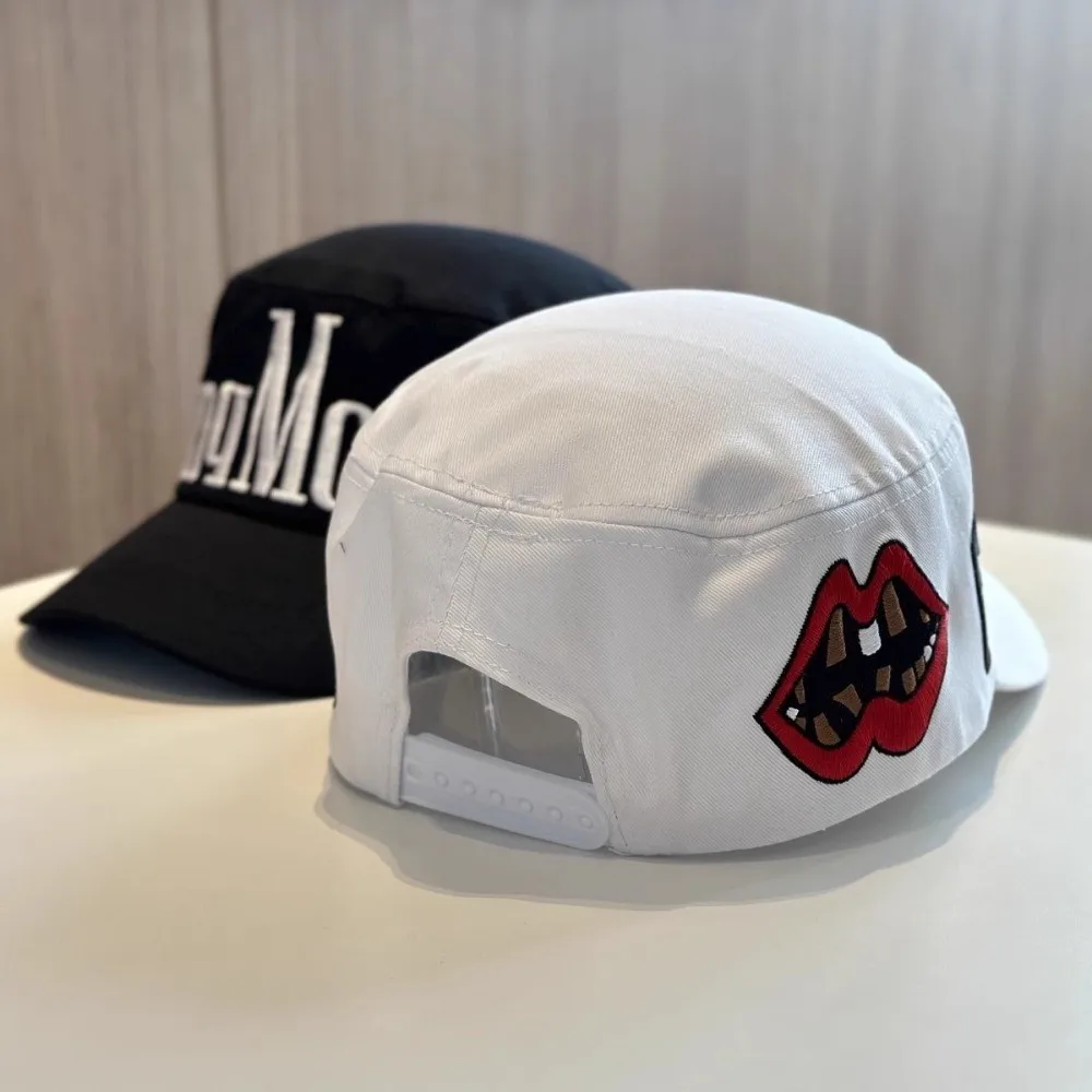 Gorra informal bordada con letras americanas, gorra plana de Hip Hop para hombres y mujeres, gorra de béisbol para baile callejero, gorra Snapback para el sol para adultos