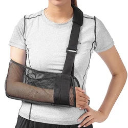 Cool Mesh Arm Sling for Shower, Medical Arm Brace Thumb Support Shoulder Immobilizer for Torn Rotator Cuff Injury for Left&Right