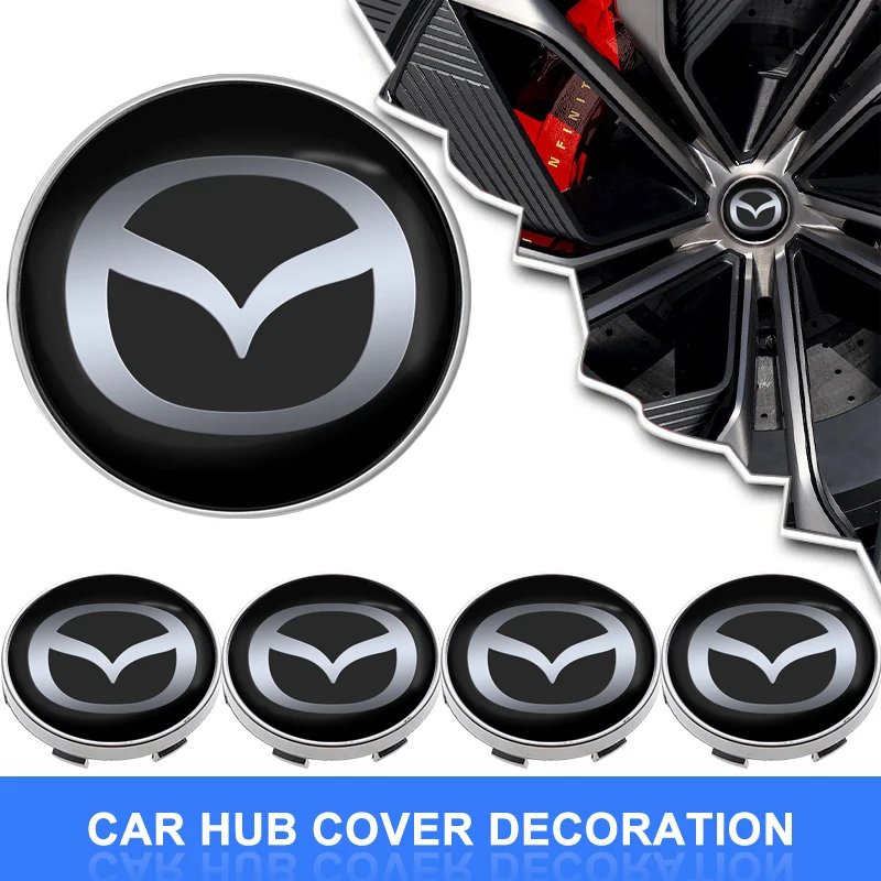 

Центральные колпаки ступицы колес автомобиля, автомобильные серии, автомобильные диски, чехол для колес для Mazda 2 3 4 5 6 7 8 9 323 626 CX-3 MX-5 30 RX-8 Axela