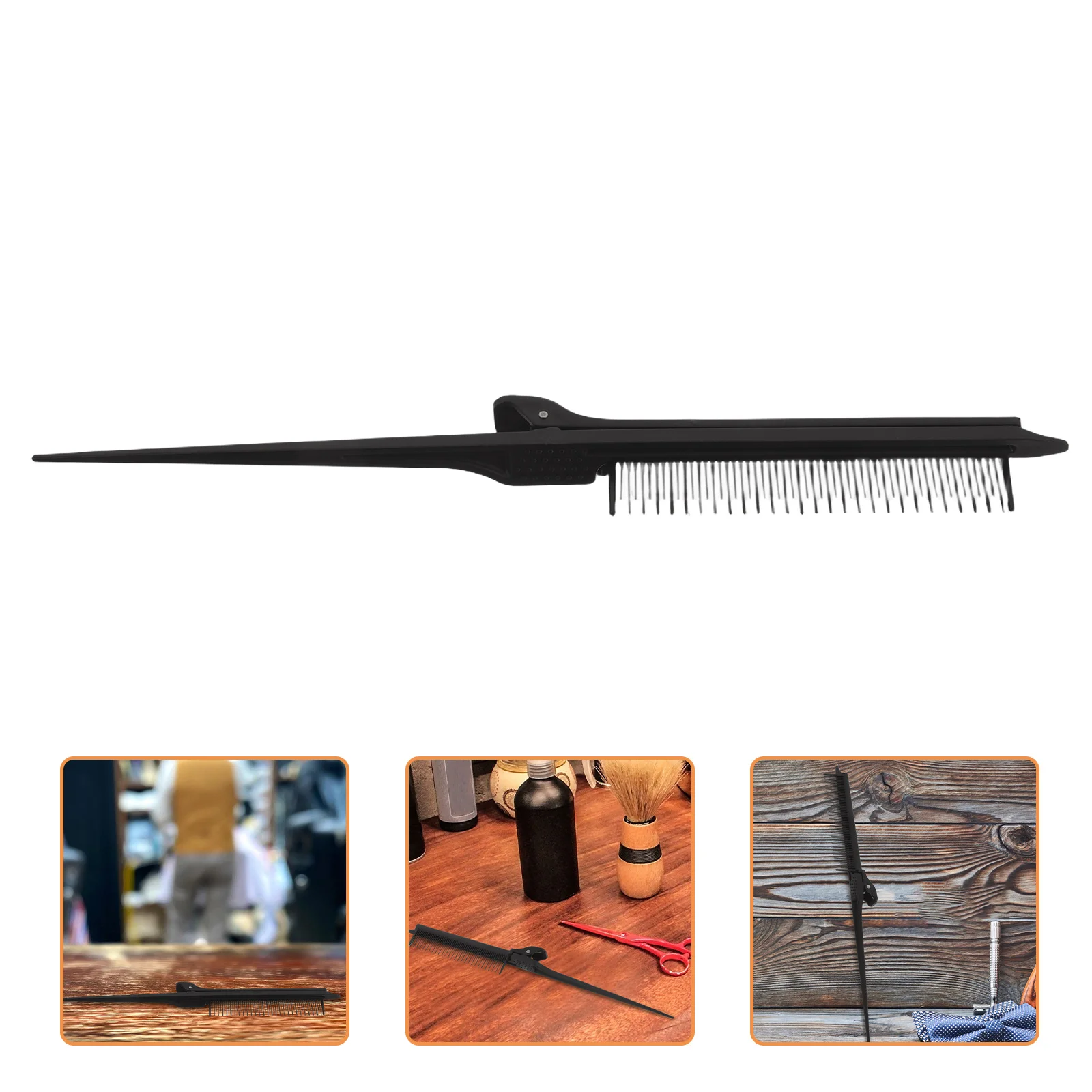 

Professional Highlighting Rat Tail Comb For Salon Home Use Fine Teeth Durable Hairdressing Tool Styling Dyeing Parting Teasing