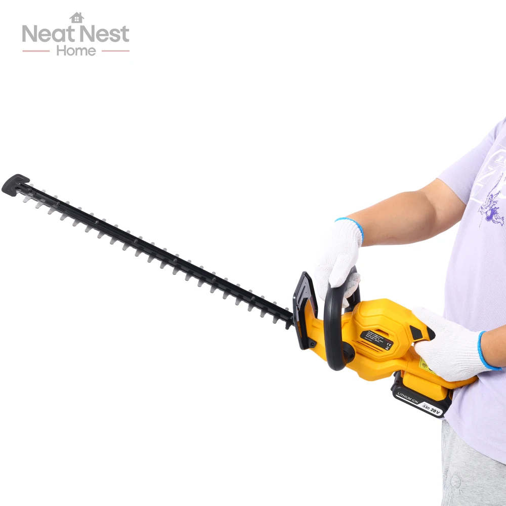 

20V Cordless Hedge Trimmer, 22 Inch Steel Blade, Reduced Vibration, Battery and Charger Included, EFFICIENT BRANCH CUTTING