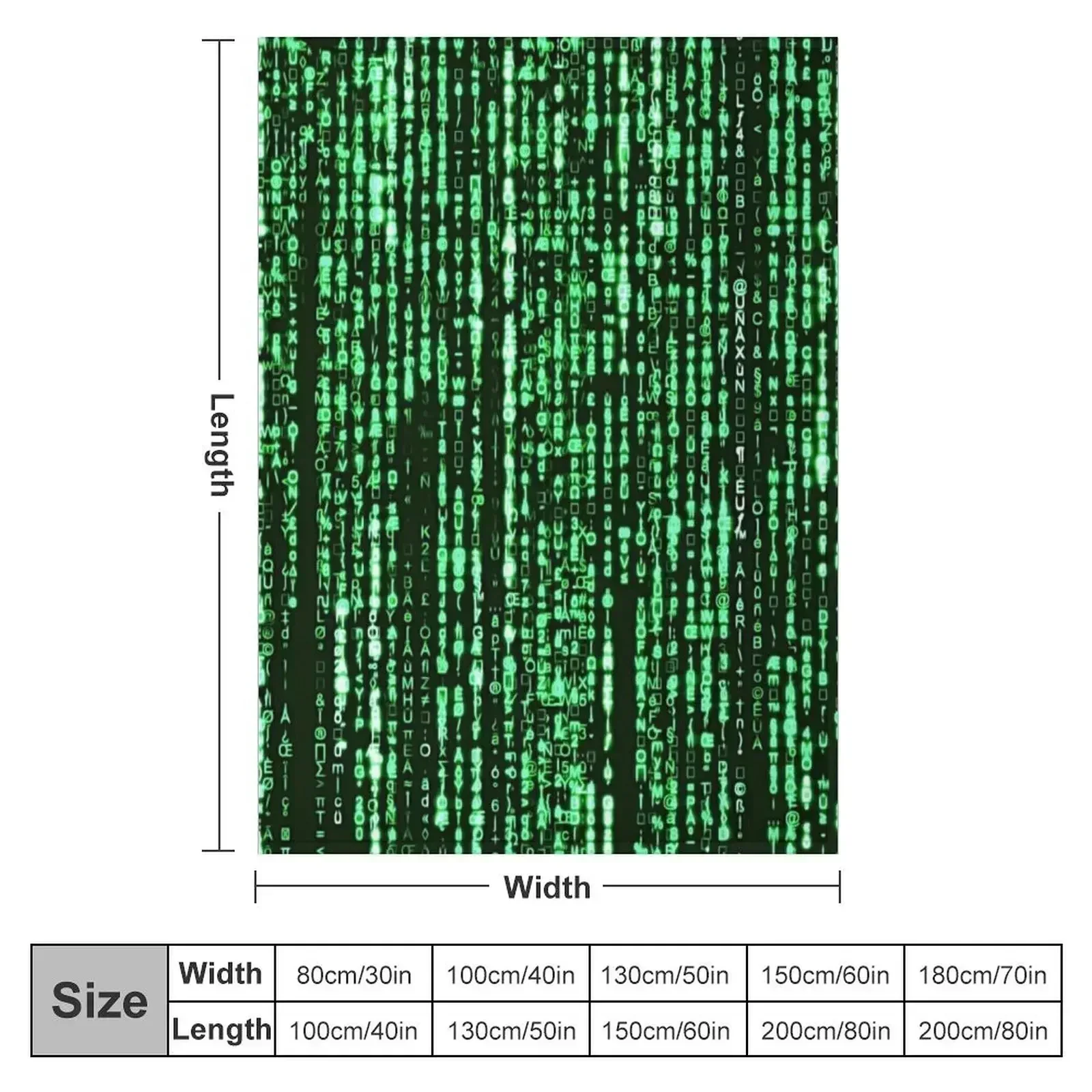 Welcome Matrix Throw Blanket Heavy Comforter wednesday Sleeping Bag Blankets