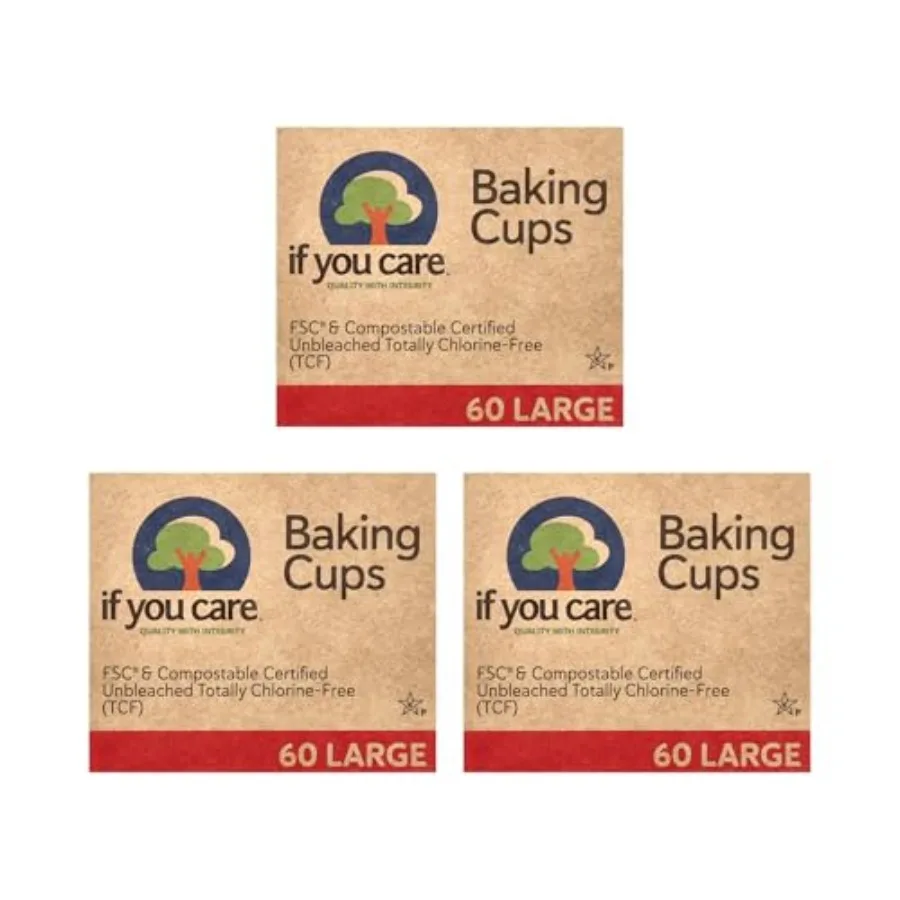 

If You Care Unbleached Large Baking Cups, 60 ct, 3 pk