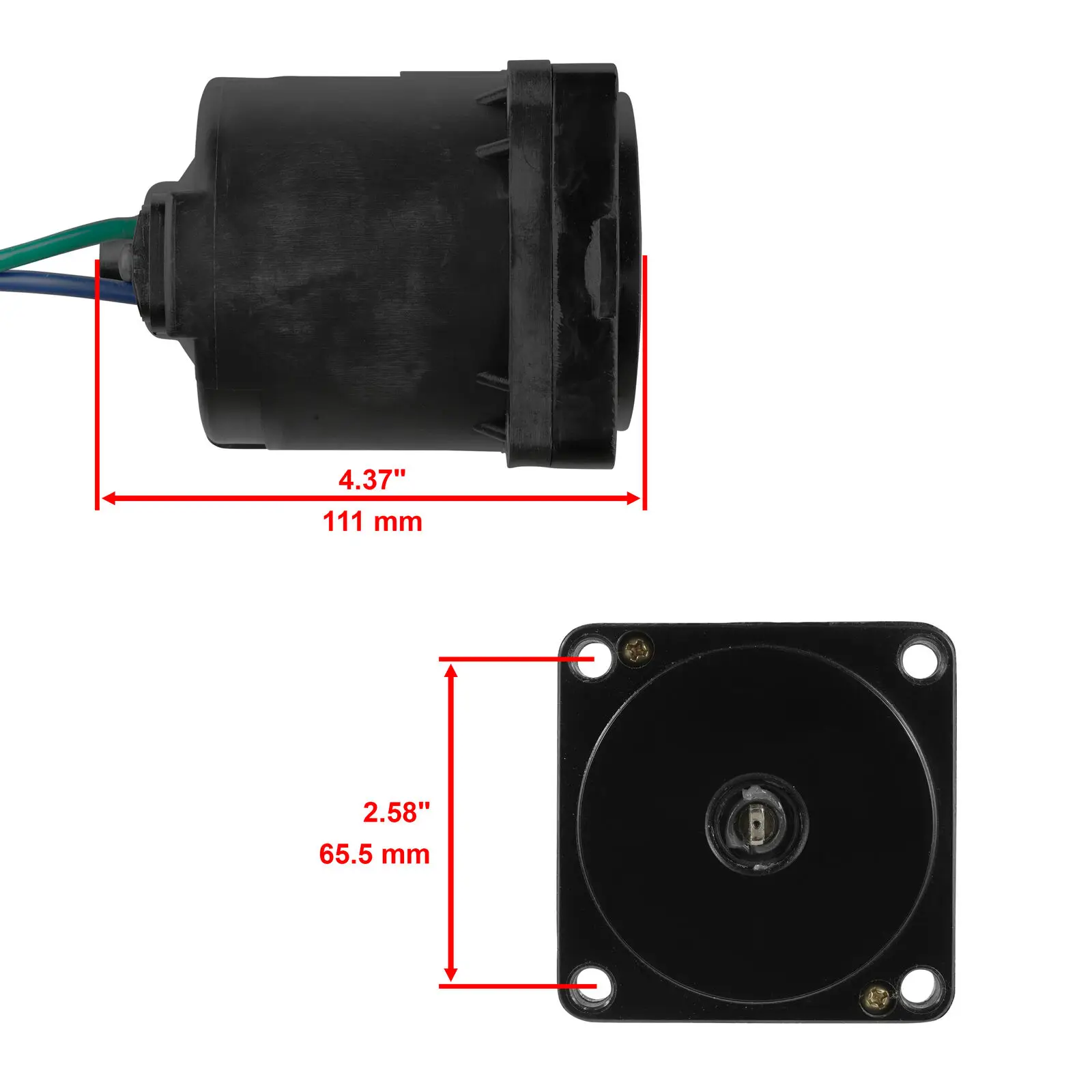 Sor OMC Evinrude Johnson Tilt Trim Motor 439937 5005254 5005254 / API PT305NM image 3