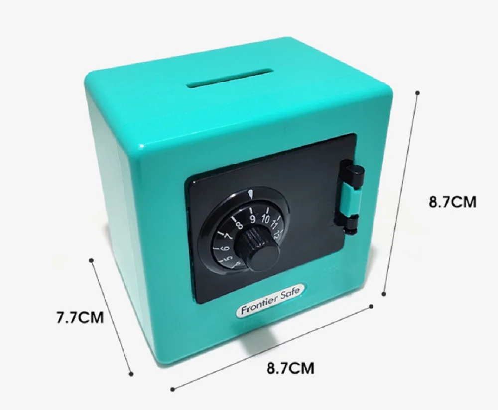 Mini ATM Piggy Bank ATM Machine Best Gift,Code Piggy Bank Money Counter Safe Box Coin Bank for Boys Girls Password Lock Case image 6