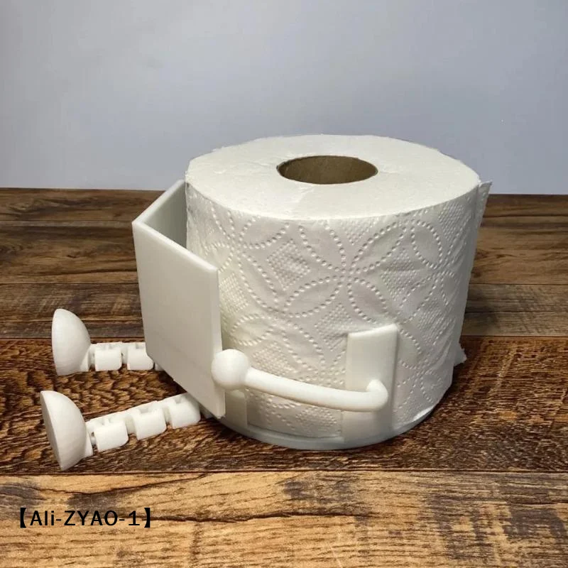 【O】Cute Creative Toilet Paper Holder With Funny Book Reading Figure Design For Bathroom Desktop Home Decor
