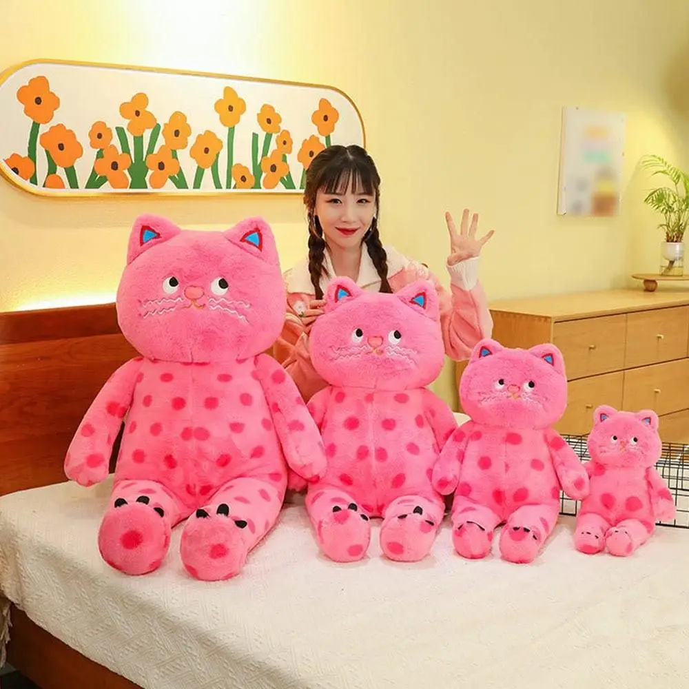 Creative 40cm Cat Polka Dot Cat Animal Pillow Cute Super Soft Animal Sleeping Gift