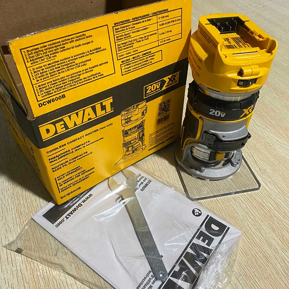 DeWALT Cordless Electric Trimmer Rechargeable DCW600B 20v 25500pm Chuck 6.35mm CUT DIA 36mm for Cuting Universal 18v Battery