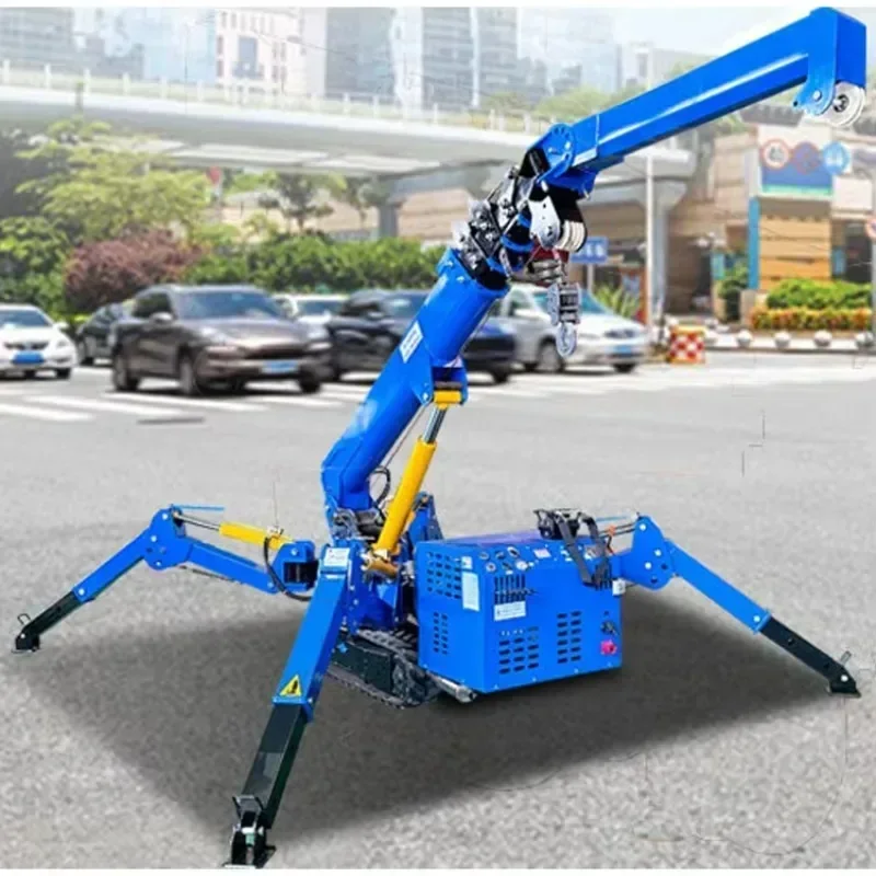 Spider Crane Direct Factory Sale Popular 3/5/8 Ton Loading Capacity Folding Crawler Spider Crane Retail Gear Engine Tower Cranes