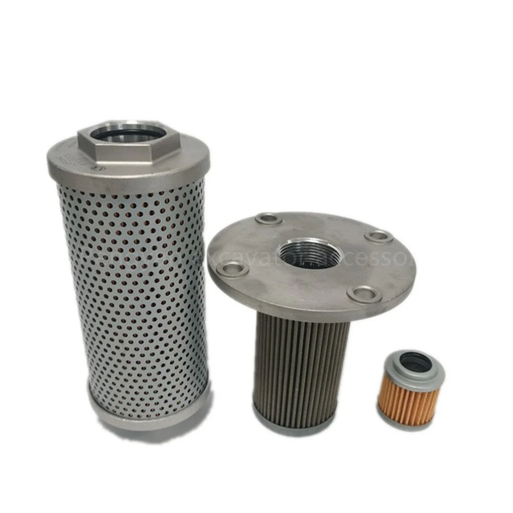 For Hitachi EX30 35-2 40-2 45-2 Hydraulic Filter Oil Return Oil Suction Oil Inlet Pilot Filter Excavator Parts