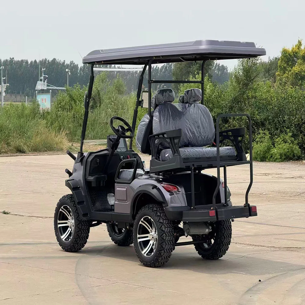6 8 Seats Off Road Golf Cart Electric Vehicle Golf Car Electric Golf Scooter with Speaker and Baggage Rack