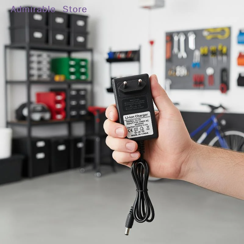 1Pcs 21V Lithium Battery Charger Long Service Life 1A 2A EU Plug Adapter for 18V Daily Use Cordless Power Tools