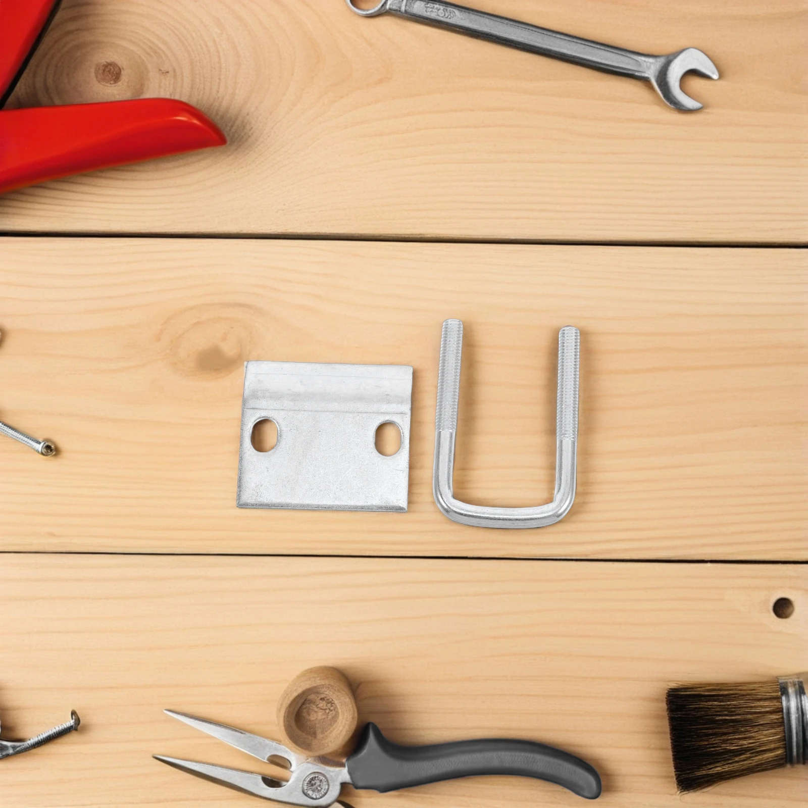 

2 pcs Building Clamps Toothed Plate Beam Fixed Clamp Buckle Steel Structure Enhanced Stability Easy Installation Metal Bracket