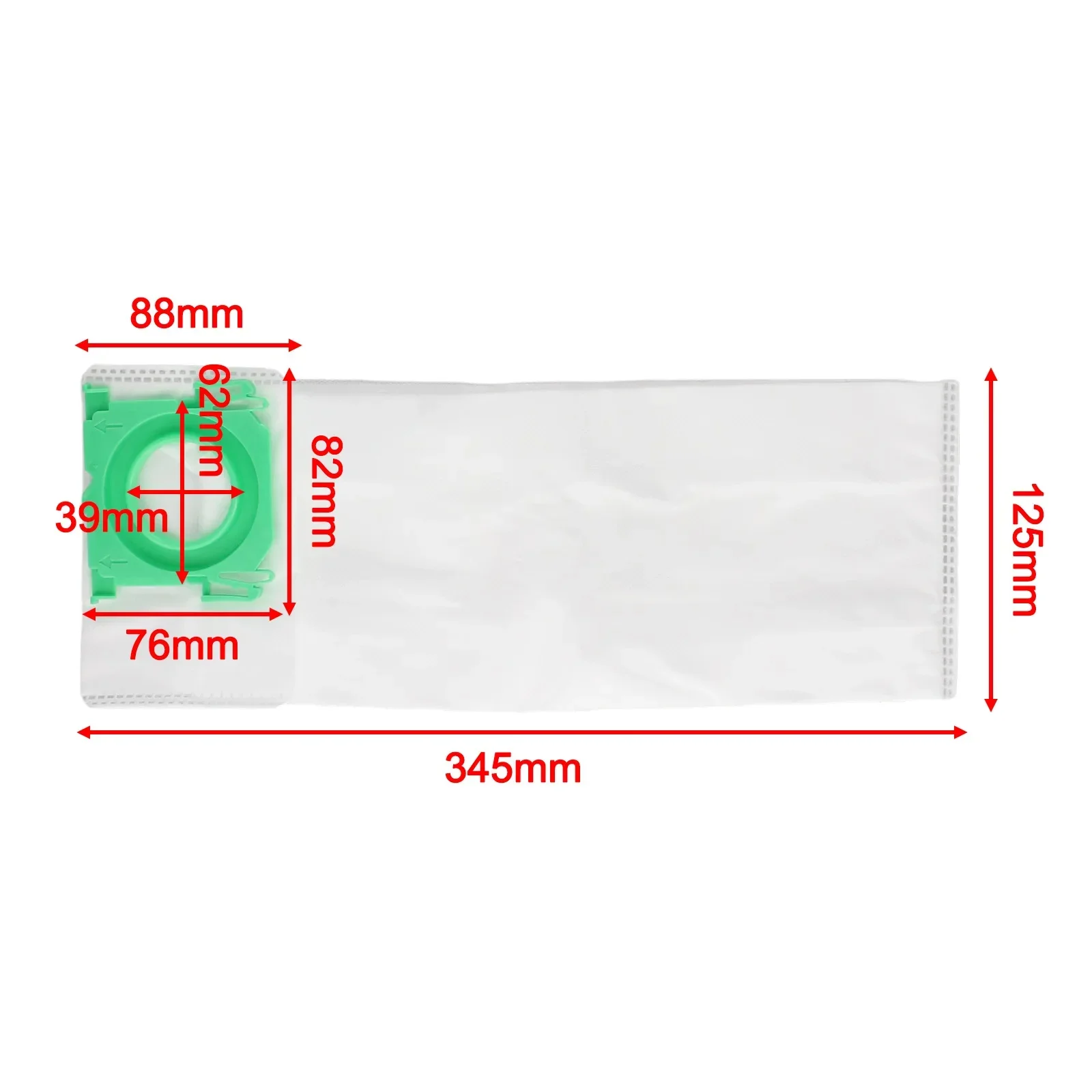 

Home Use As Shown Dust Bags High Efficiency Vacuum Bags 8-Pack Vacuum Bags Efficient Dust Collection Nonwoven Fabric
