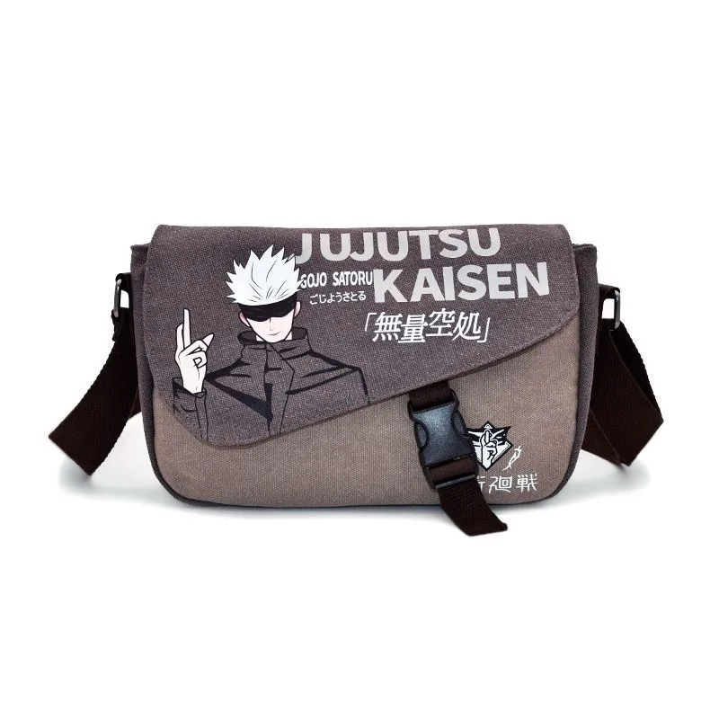 

Jujutsu Kaisen Anime Surrounding Canvas Shoulder Bag anime Five way Understanding Fashion Men and Women's Same Cross Body Bag