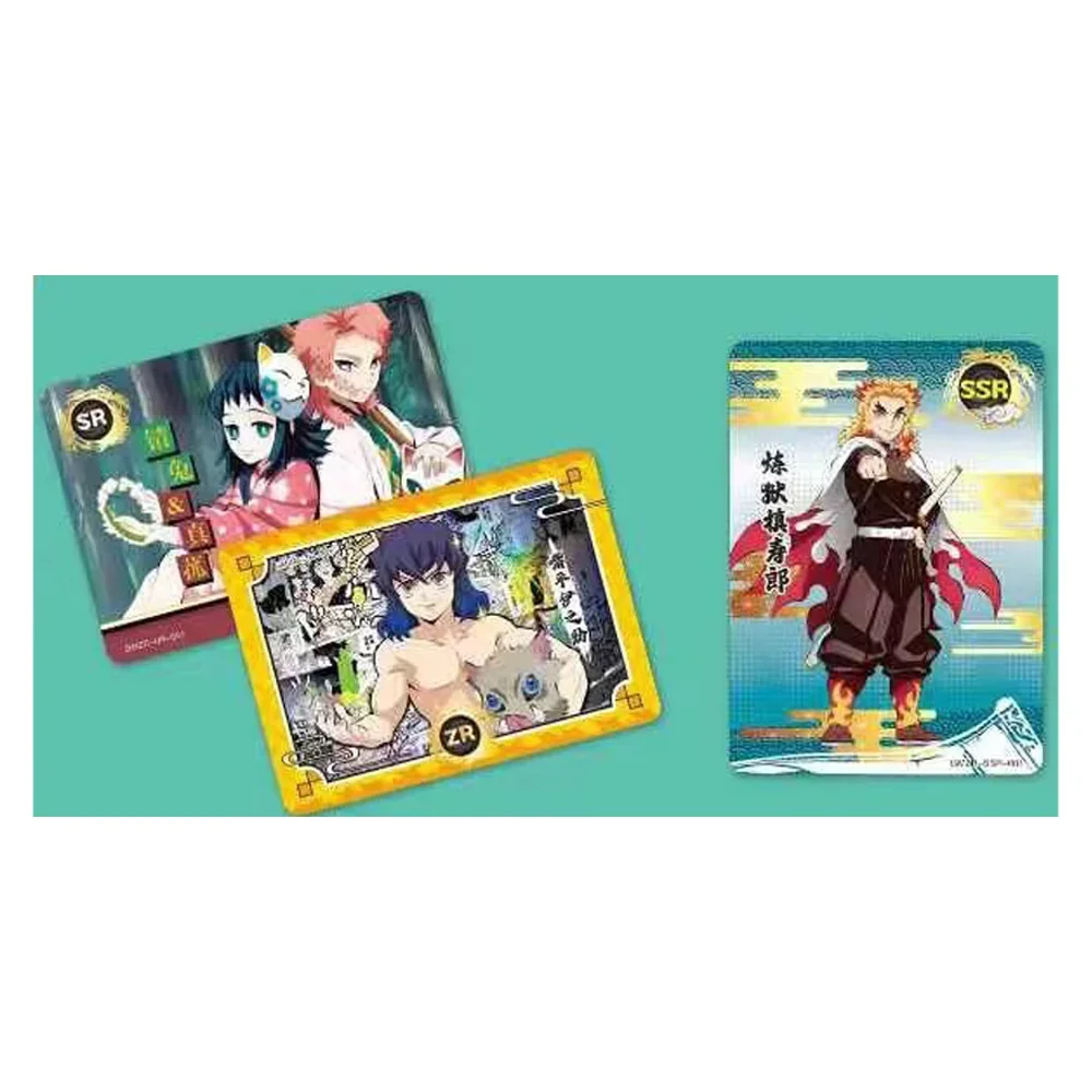 Jika series Demon Slayer Cards Rare SSP SP Card Tanjirou Kamado Character Collection Card Children Toy Gift card box