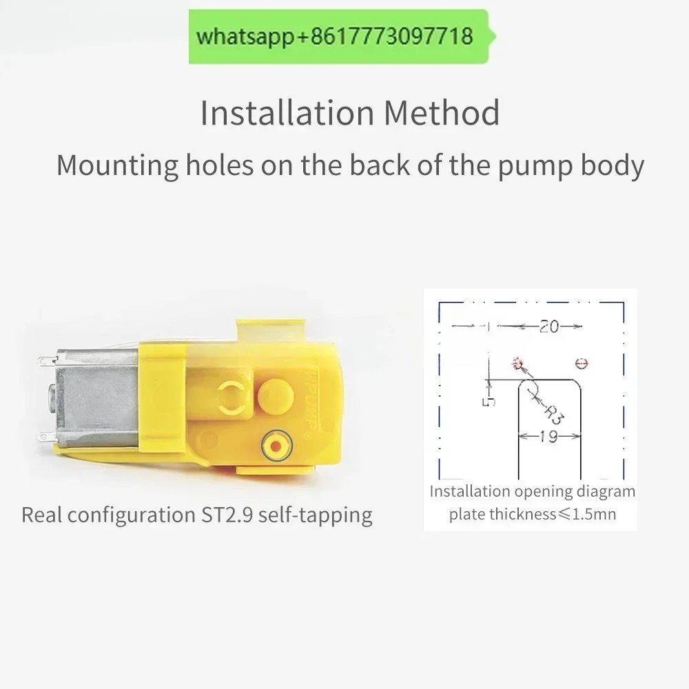 

JIHPUMP WX1 DC 3V 6V 12V Small Mini Micro OEM Manufacturer Water Liquid Dosing Peristaltic Pump