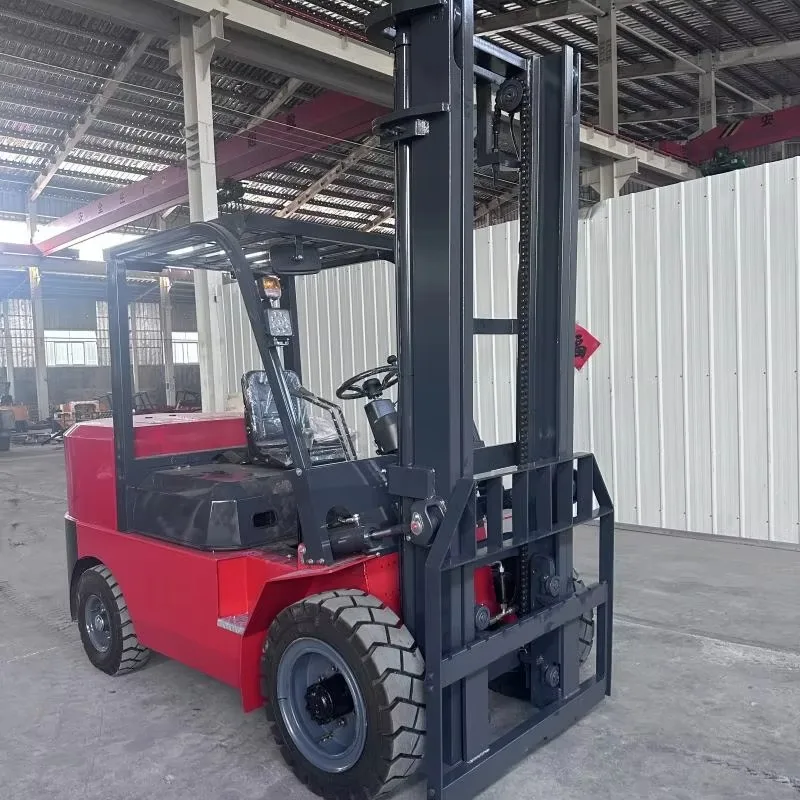 YG All-electric Mounted Storage Four-wheel Lift Hydraulic Loading and Unloading Truck Handling Electric Forklift