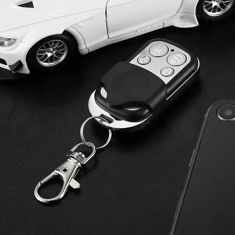 433MHz Universal Garage Door Opener, Rolling Code Clone 4-Button Remote Control Duplicator
