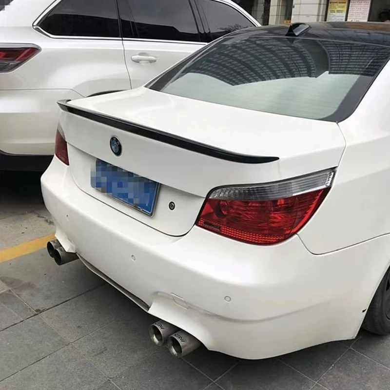 For BMW 5 Series E60 520 525 530 2004 to 2010 year Car M5 style Spoiler Wing High Quality ABS plastic Tuning Accessories Stylin