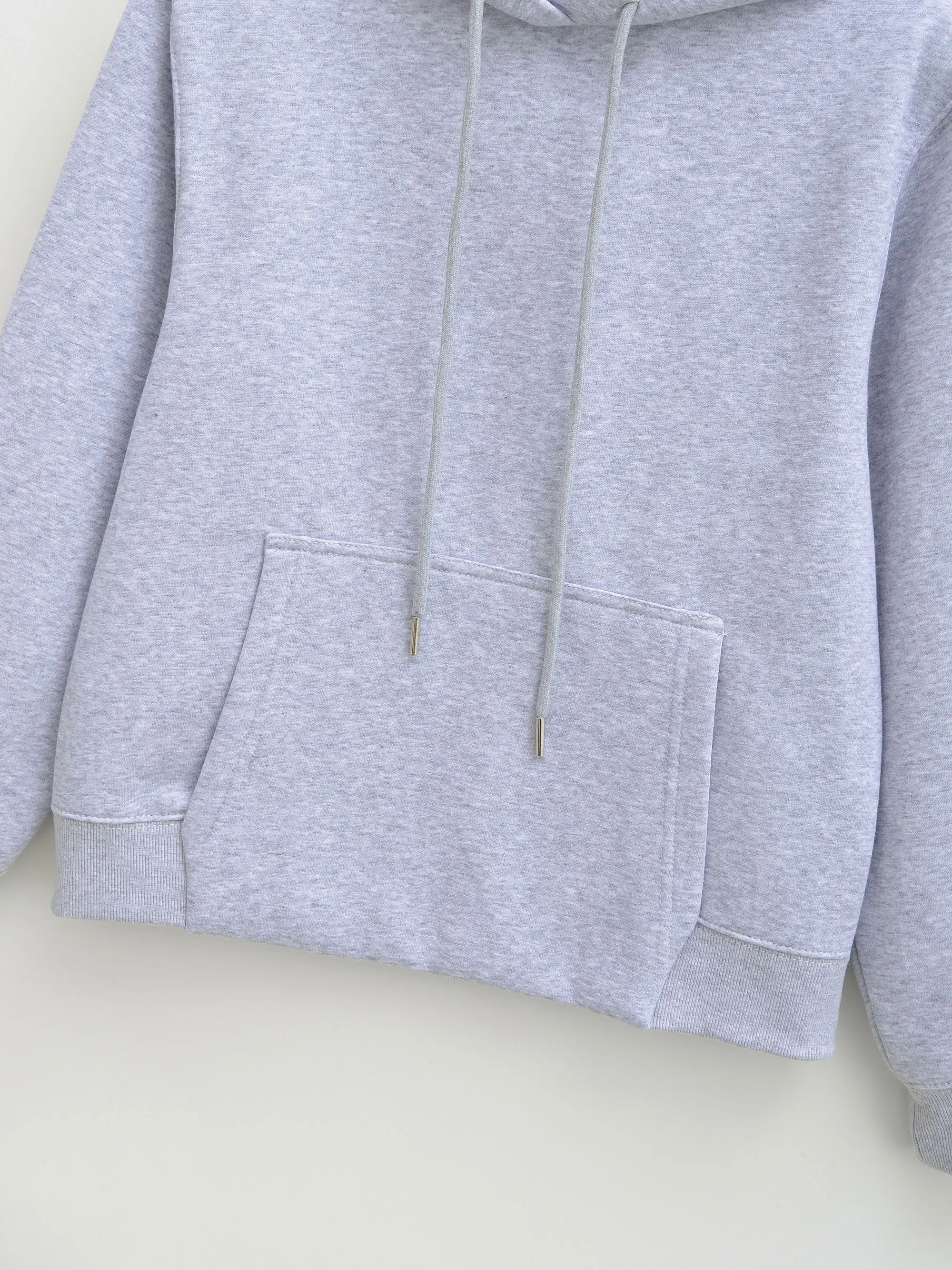HH Frauen Casual Solide Hoodies Hosen Sets Langarm Pullover Sweatshirts Mantel Kordelzug Breite Bein Hosen Büro Dame Anzüge – Detail 7