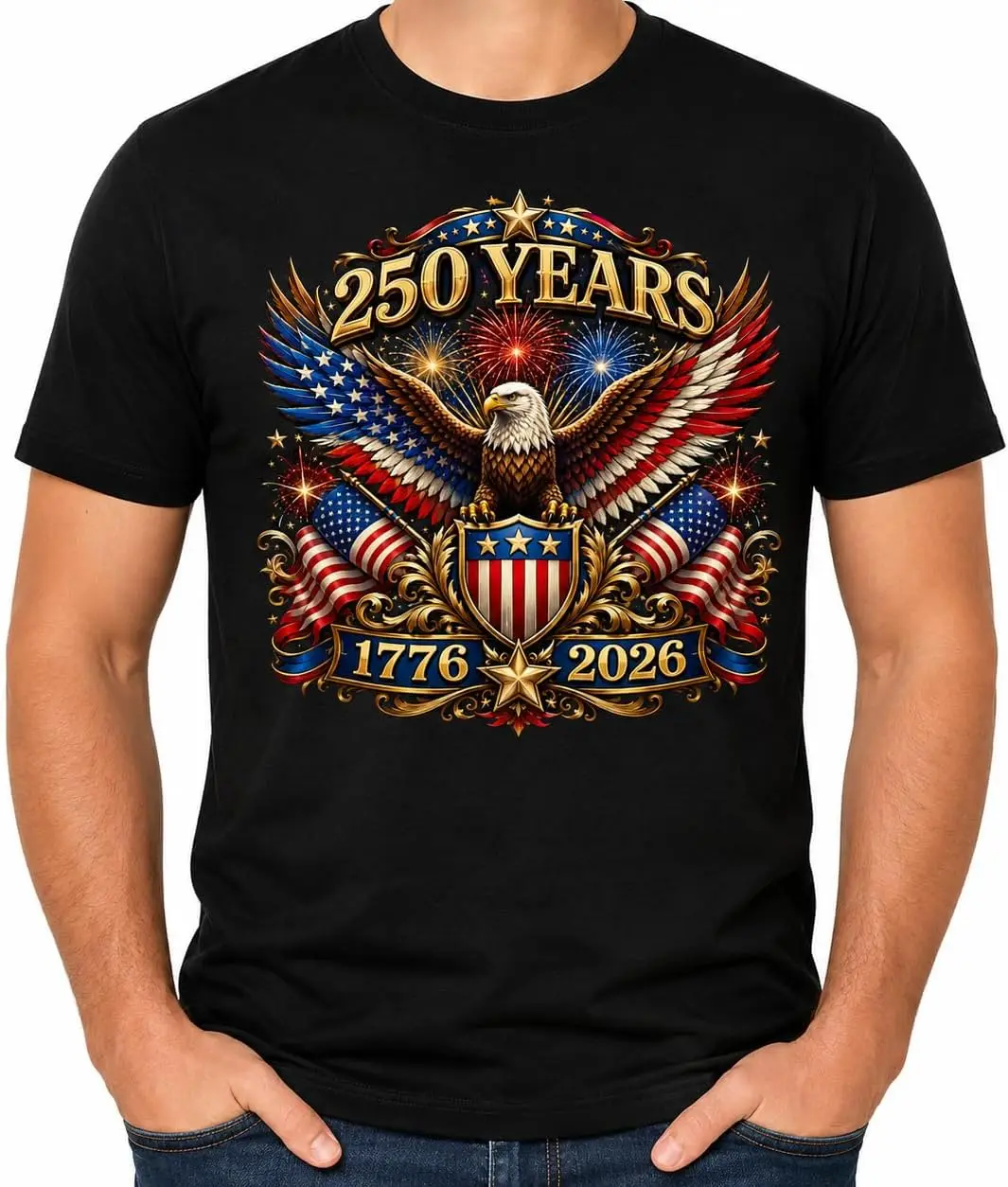 We The People 250 Years American Anniversary Shirt - 250th Independence Day T-Shirts