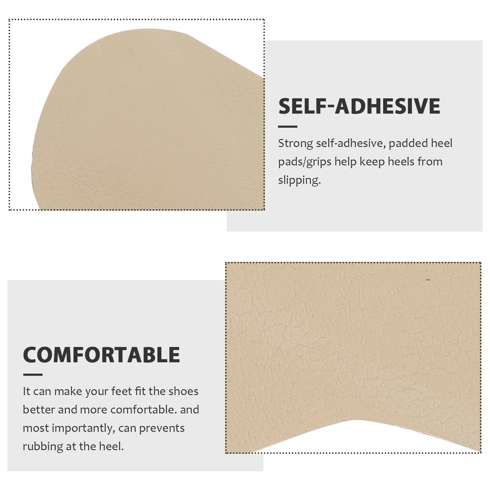 

Heel Grips Stickers Liner Cushion High Heels Back Protectors Foot Pads Adjustable Size Strong Adhesive Padded Heel