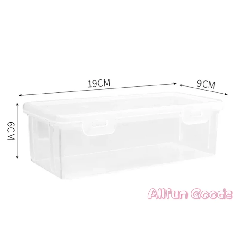 [TG835]1PC Large Capacity Pencil Case Box PP Material Transparent Pencil Box Stackable Office Supplies Storage Organizer Box