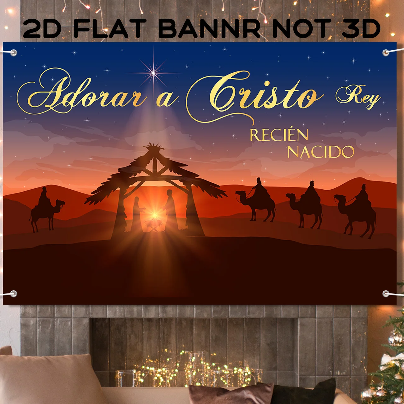 عيد الميلاد المهد حفلة راية الديكور مشهد المهد الديني راية عيد الميلاد عطلة جدار الباب راية عيد الميلاد مشهد المهد