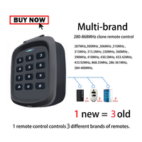 Garage Door Multi-frequency Rolling Code Remote Control Duplicator Keypad Keyless