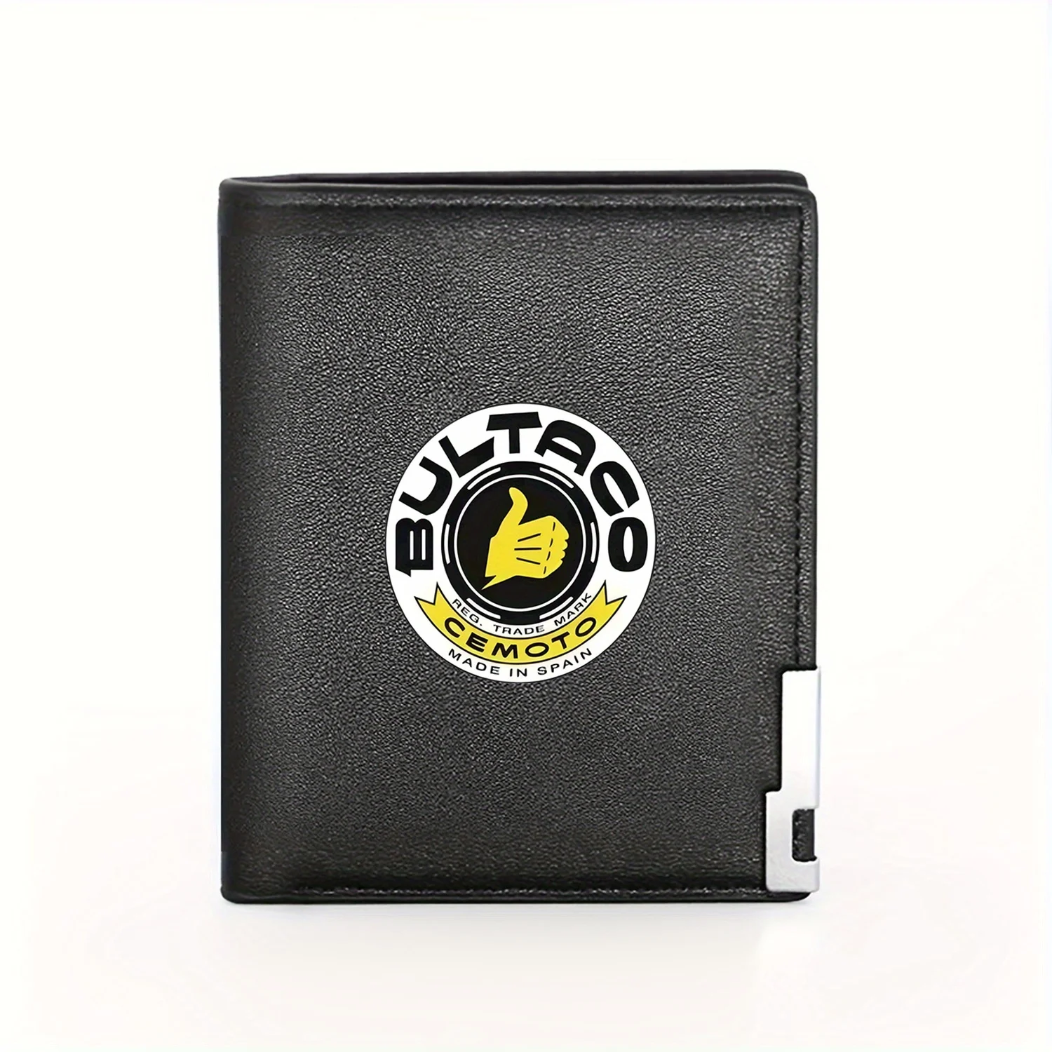 

Bultaco Moto Trademark Logo Spanish Motorcycle Business Mens Casual Elegant Simple Practical Quality Wallet Stylish Printing Gra