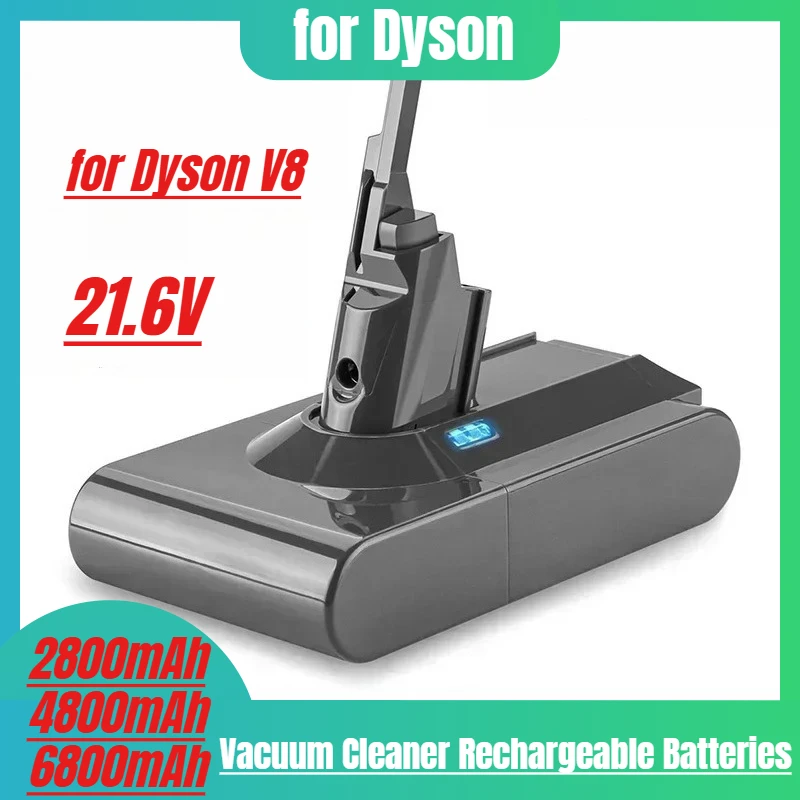 

for Dyson V8 Battery Powtree 6800mAh 21.6V V8 Vacuum Cleaner Rechargeable Batteries