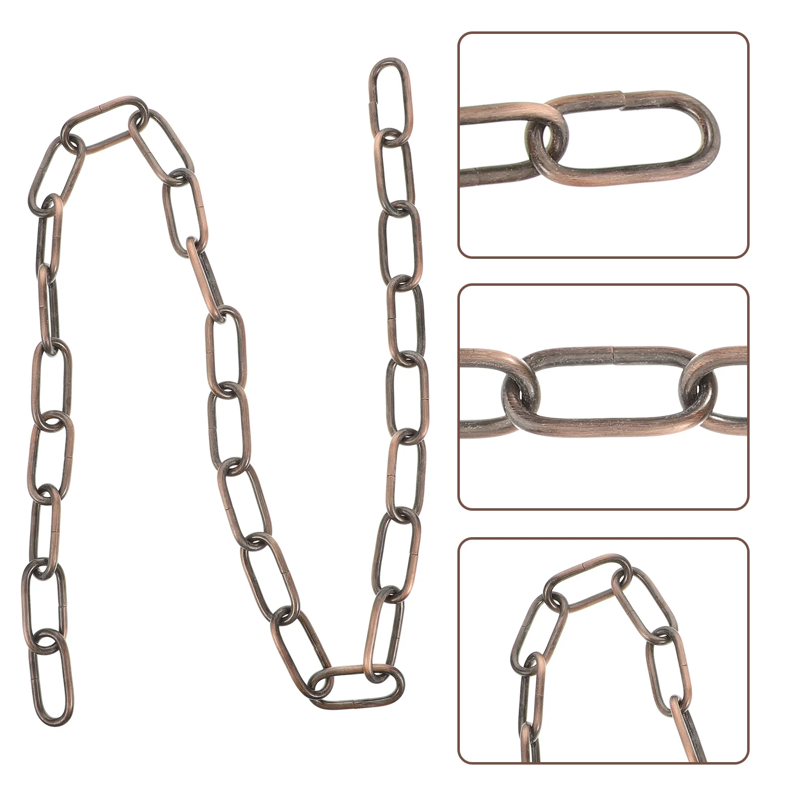 

1Pcs Hanging Light Chain Chandelier Supply Iron Chain Decor for Lamp Fixture Moderate Length Easy Installation Suitable Indoor