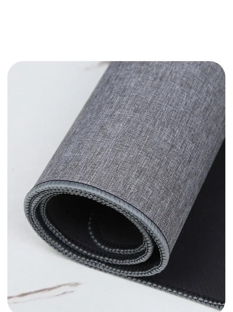 4MM Gaming MousePad Cotton and Linen Rubber Mouse Pad ,Large Desk Mat Gamer PC Desk Mat Keyboard Pad Computer Desk Pad