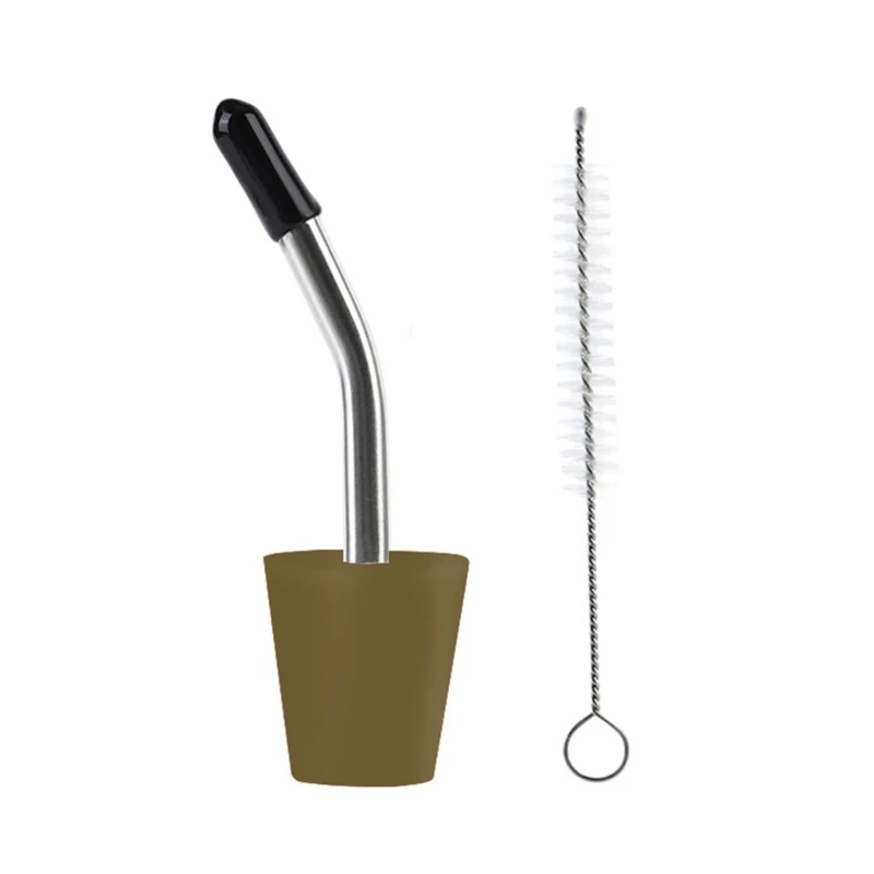 Bouilloires en acier pratiques pour Camping en plein air, Tube d'extension bouche, buses tuyau d'eau