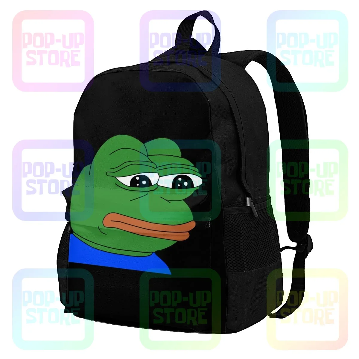 Pepe The Frog Meme Trend Funny Humor Hip Hop Large Capacity Backpack Vintage New Style Gymnast Bag School Sport Bag