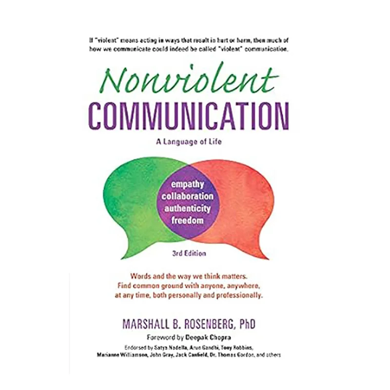 English Version Nonviolent Communication:a Language Of Life Paperback Book English