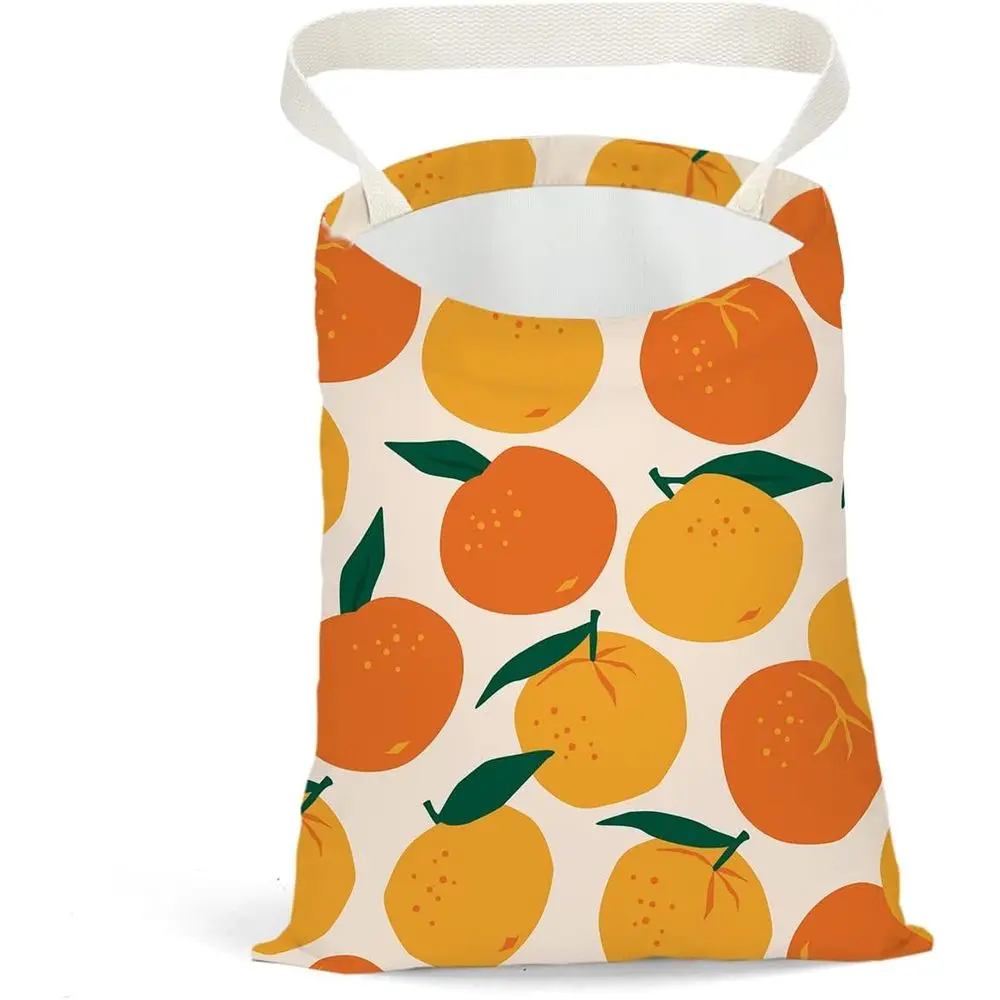 Bolsa de Basura para Auto, Bolsa de Basura Colgante para Autos, Cubo de Basura Impermeable para Autos, Organizador para Asiento Trasero de Vehículo, Decoración Naranja para Viajes y Campamentos